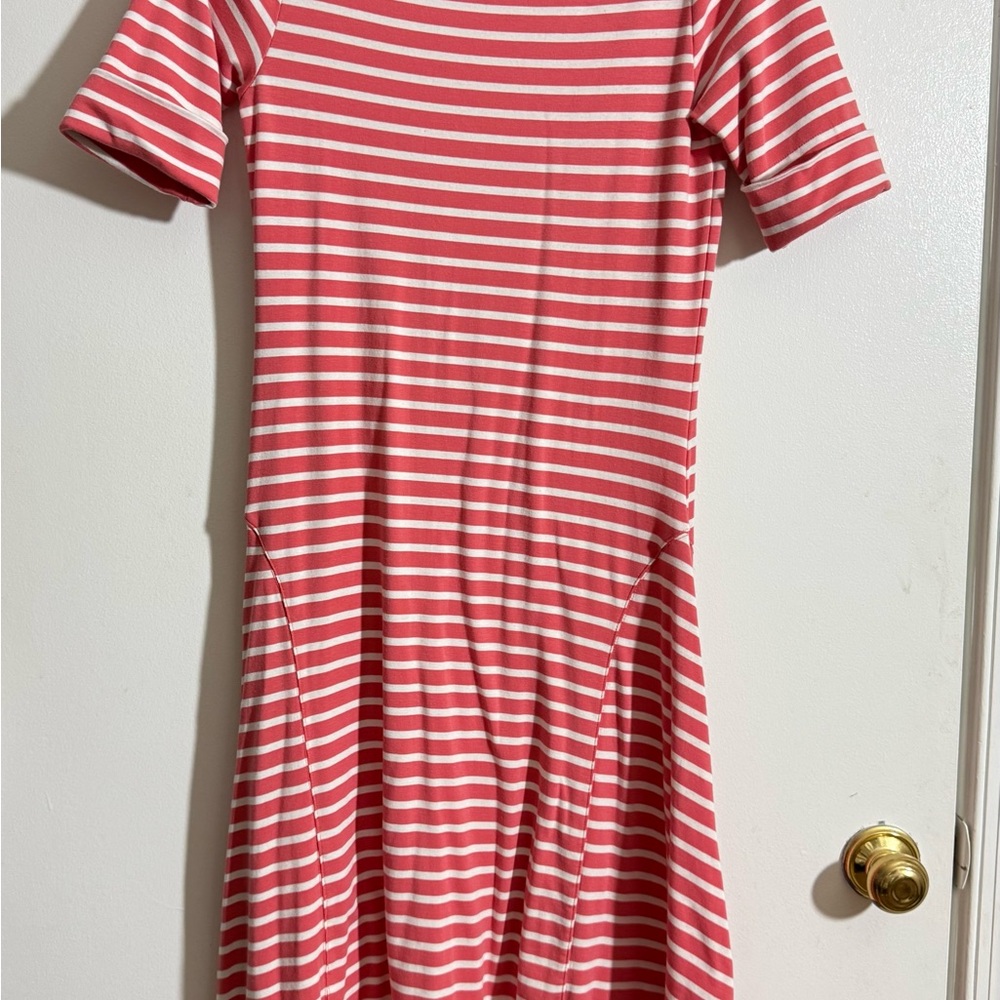Ralph Lauren Pink and White Striped  Dress